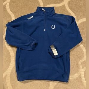 Indianapolis Colts Blue Quarter-Zip Fleece Pullover